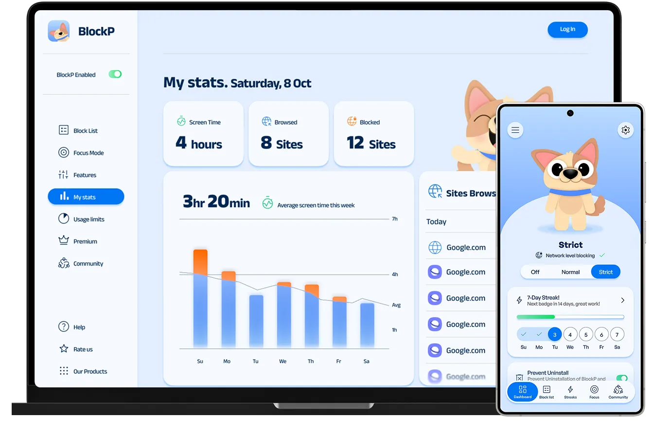 BlockP Mockup